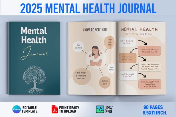 2025 Mental Health Journal, KDP Interior