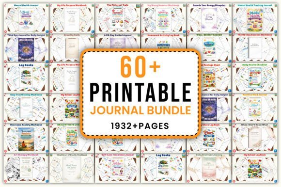60+ Printable Journal Bundle