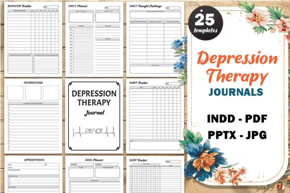 Depression Therapy Journal, KDP Interior
