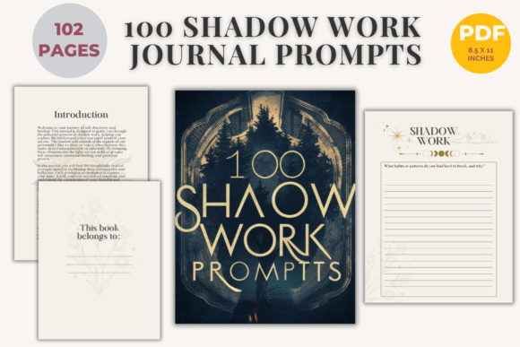 100 Shadow Work Prompt Journal