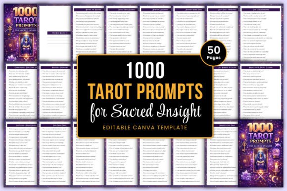 1000 Tarot Prompts for Sacred Insight