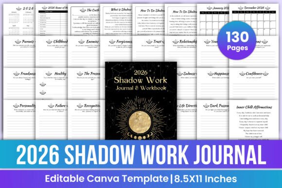 2026 Shadow Work Journal and Workbook