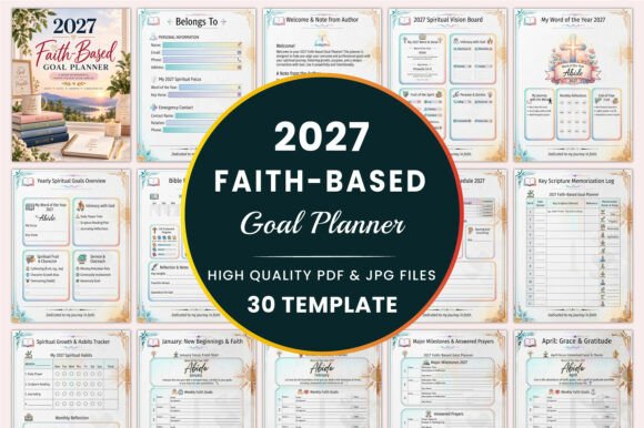 2027 Faith-Based Goal Planner