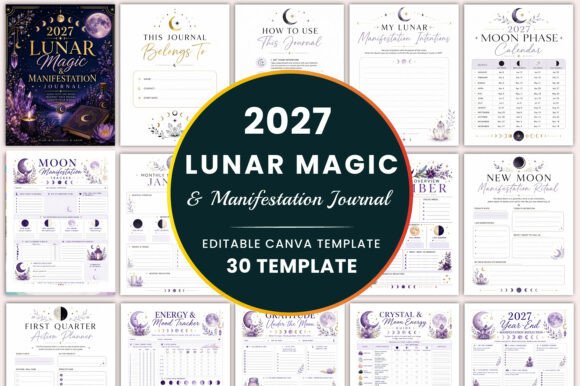 2027 Lunar Magic and Manifestation Journal