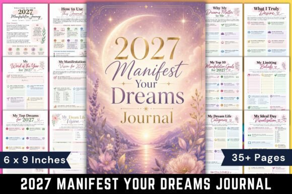 2027 Manifest Your Dreams Journal