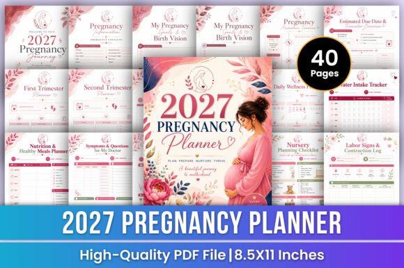 2027 Pregnancy Planner | New Mom