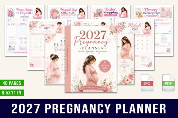 2027 Pregnancy Planner | Printable