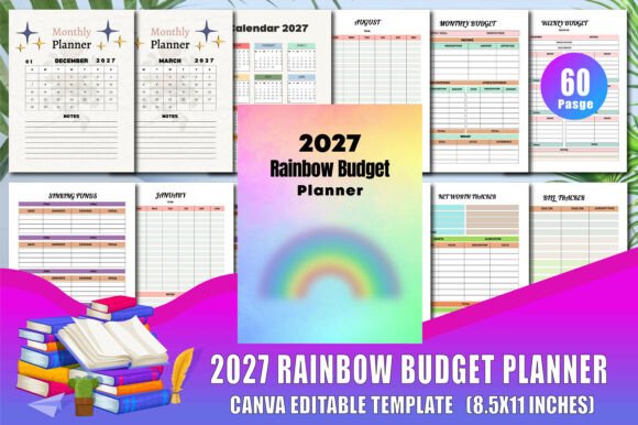 2027 Rainbow Budget Planner