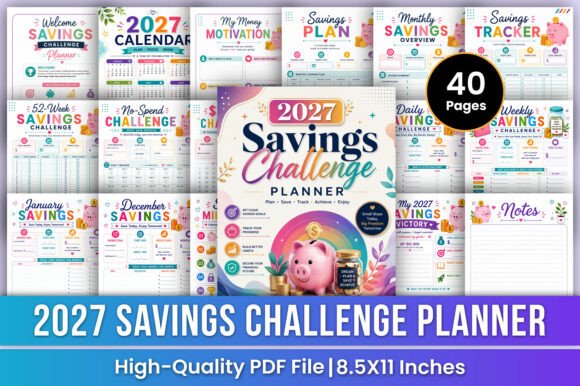 2027 Savings Challenge Planner Budget