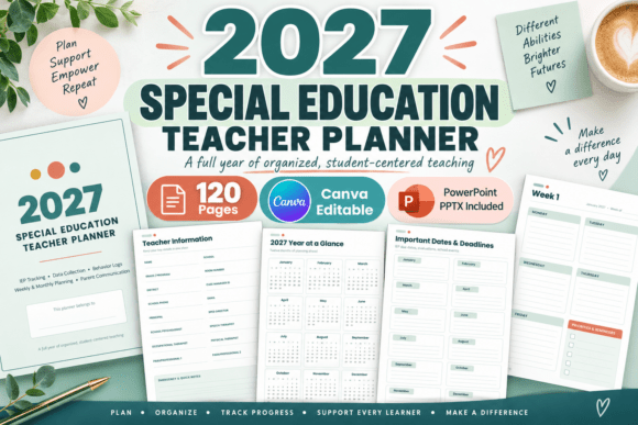 2027 Special Education Teacher Planner