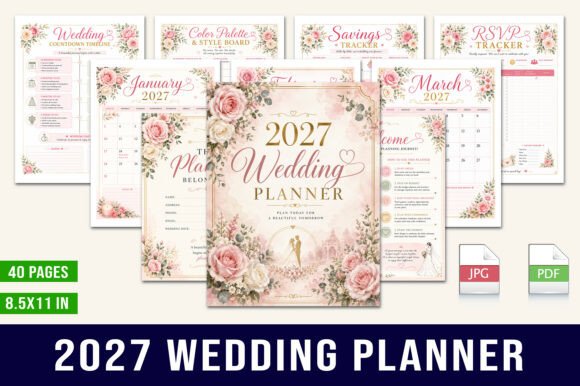 2027 Wedding Planner (floral)