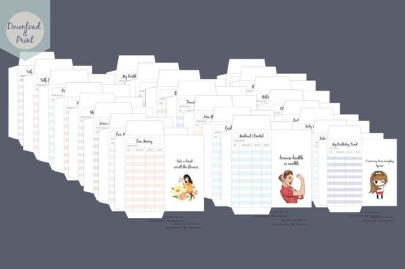 23 Cash Envelopes Printable Bundle