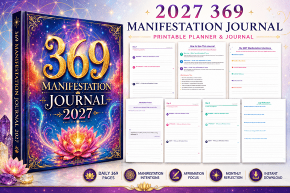 369 Manifestation Journal 2027