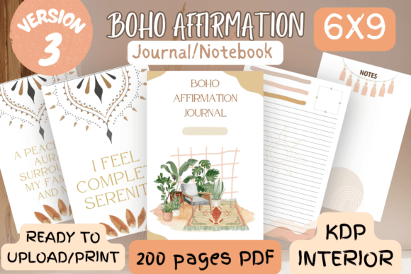 Aesthetic Boho Journal KDP Interior V3