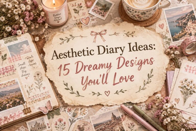 Aesthetic Diary Ideas