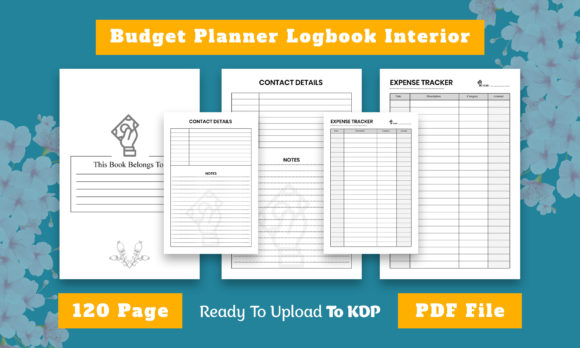 Budget Planner Logbook KDP Interior