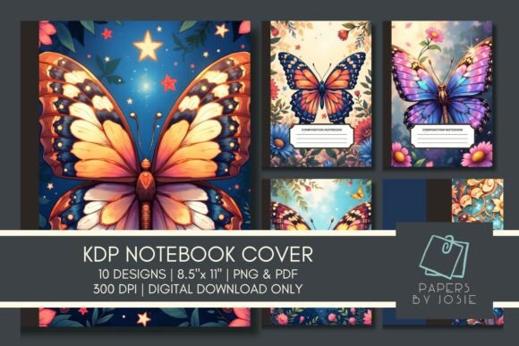 Butterfly KDP Notebook Cover