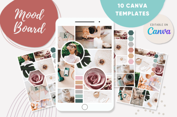 Canva 10 Mood Board Templates