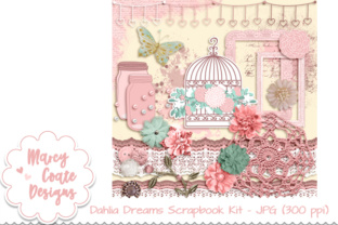 Dahlia Dreams Scrapbook Kit