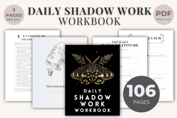 Daily Shadow Work Workbook and Ebook