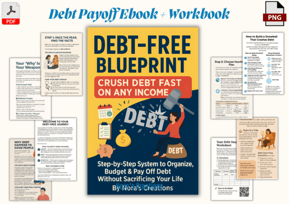 Debt Payoff Ebook and Workbook
