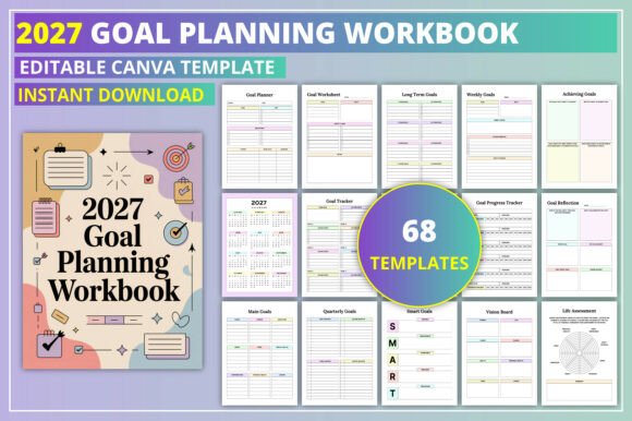 Editable 2027 Goal Planning Workbook