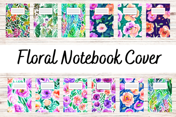 Floral Notebook Cover Bundle