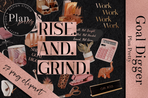 Goal Digger Planner Stickers