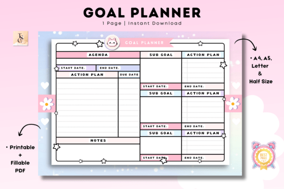 Goal Planner Printable