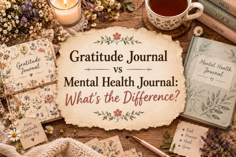 Gratitude Journal vs Mental Health Journal