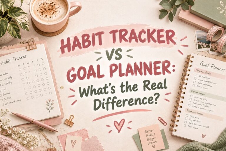 Habit Tracker vs Goal Planner