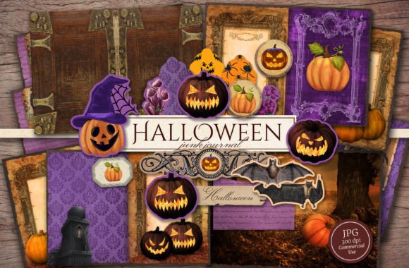 Halloween Junk Journal Kit