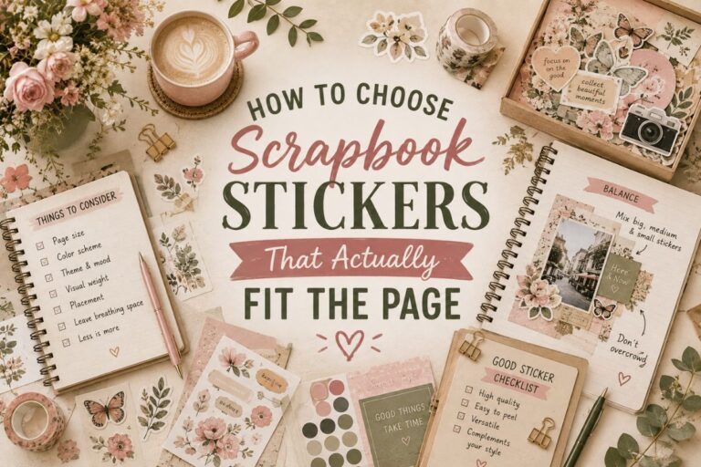 How to Choose Scrapbook Stickers