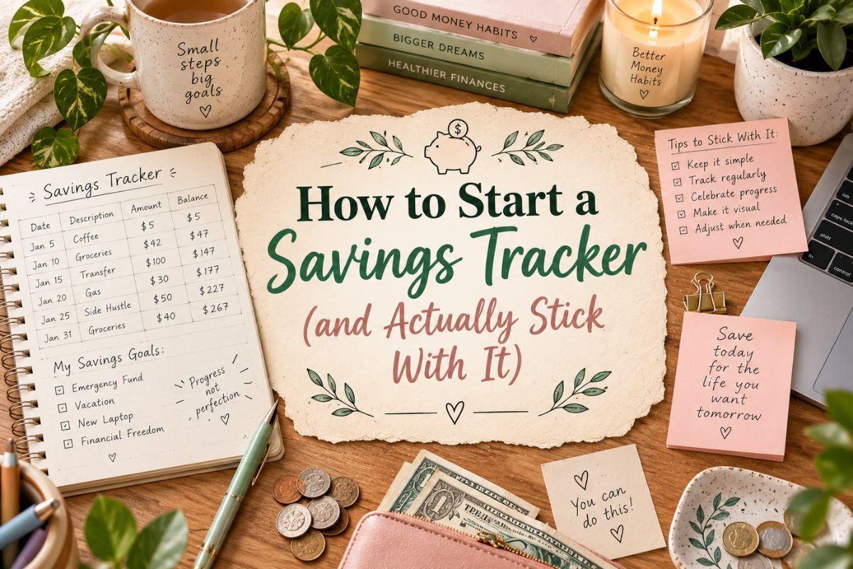 How to Start a Savings Tracker