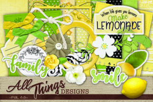 Lemon Digital Scrapbook Kit