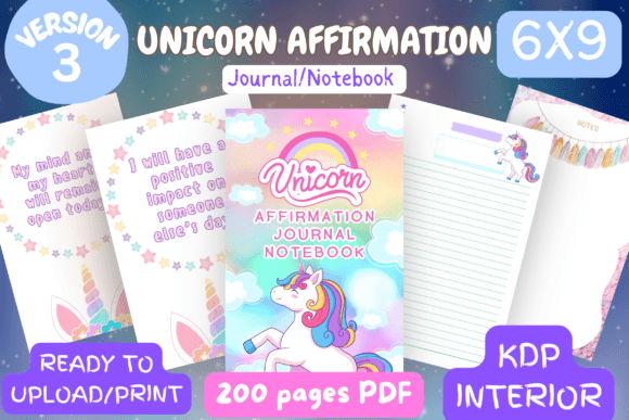 Magical Unicorn Journal KDP Interior V3