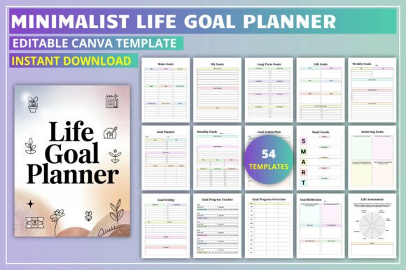 Minimalist Life Goal Planner