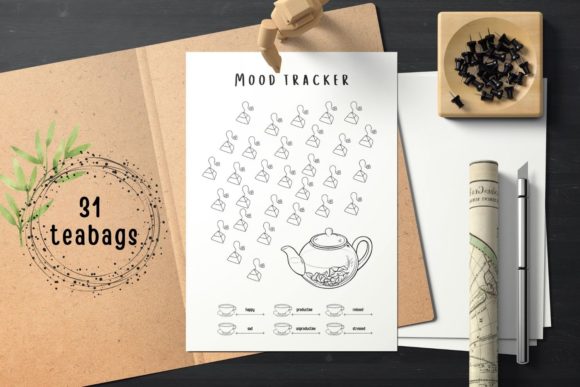 Monthly Mood Tracker Planner Printables
