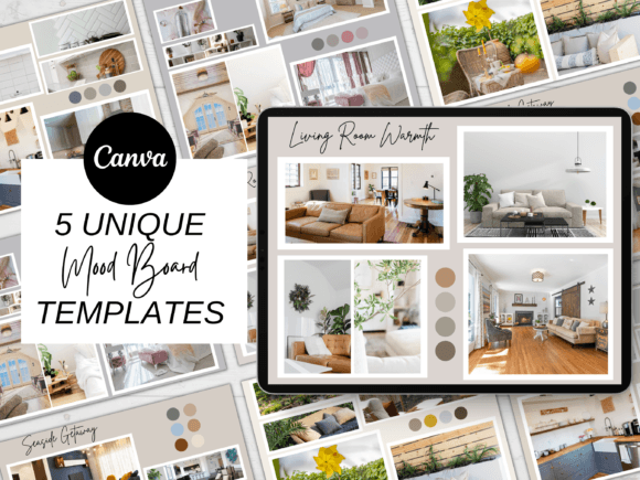 Mood Board Templates for Canva