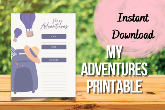 My Adventures Journal - Printables