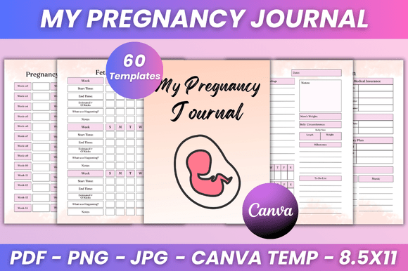 My Pregnancy Journal KDP Interior