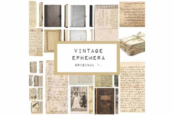 Original Vintage Ephemera for Journaling