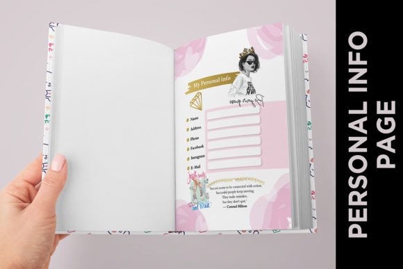 KDP Editable PSD Diary Planner Journal
