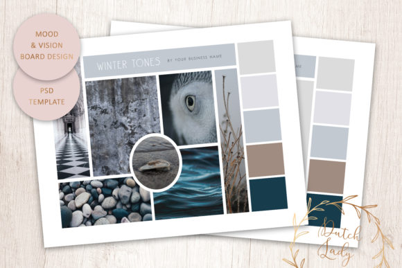 PSD Mood & Vision Board Template #12