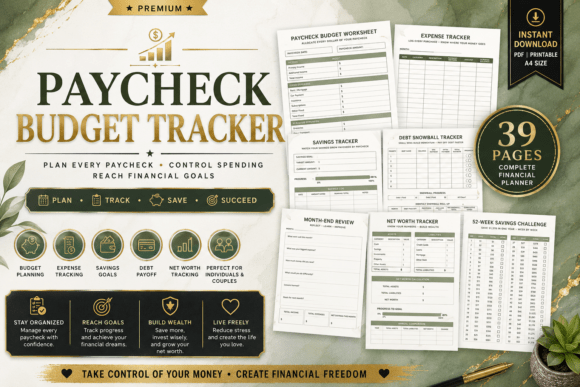 Paycheck Budget Tracker