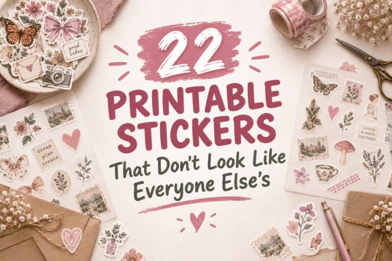 Printable Stickers