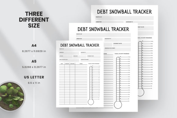 Printable Debt Snowball Tracker