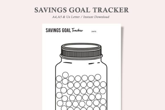 Savings Jar Tracker and Savings Goal Tracker