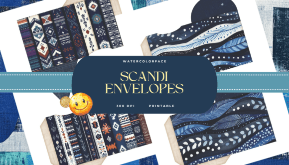 Scandinavian Printable Envelopes