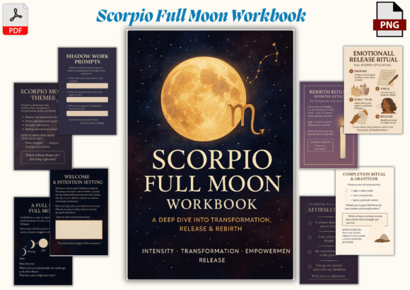 Scorpio Full Moon Workbook Shadow Work